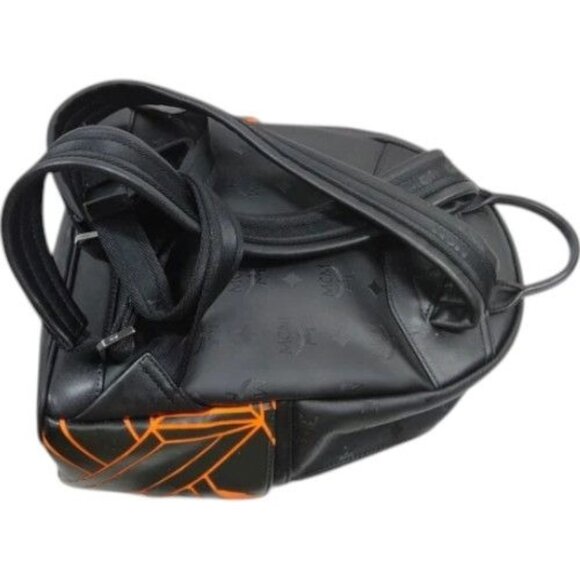 356386BT (S6) MCM Backpack Bag Black PVC main image 4